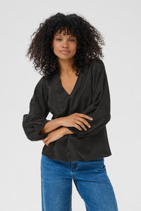 KAFFE KAida Blouse-Black