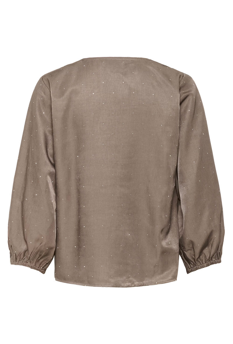 KAFFE KAida Blouse-Morel