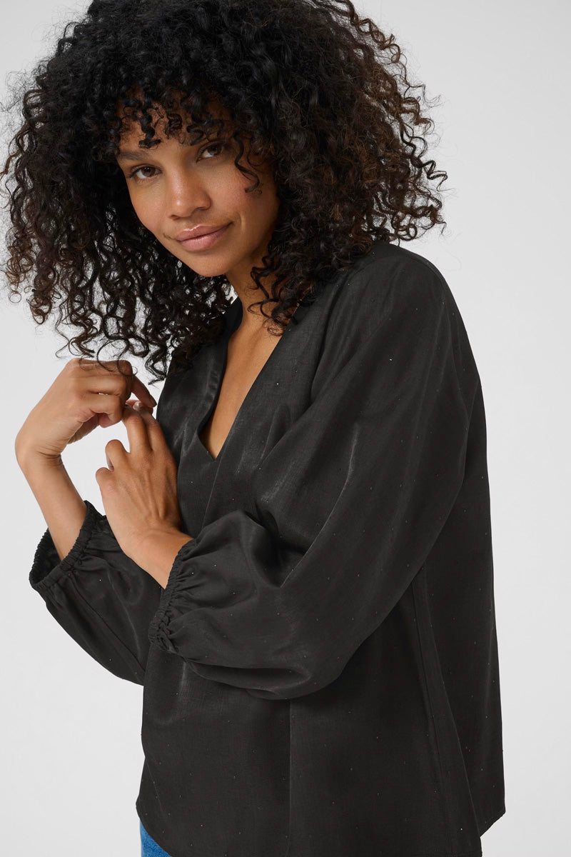 KAFFE KAida Blouse-Black