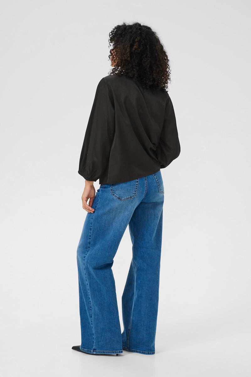 KAFFE KAida Blouse-Black