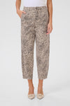 KAFFE KAlisa Cropped Jeans Abstract Leopard