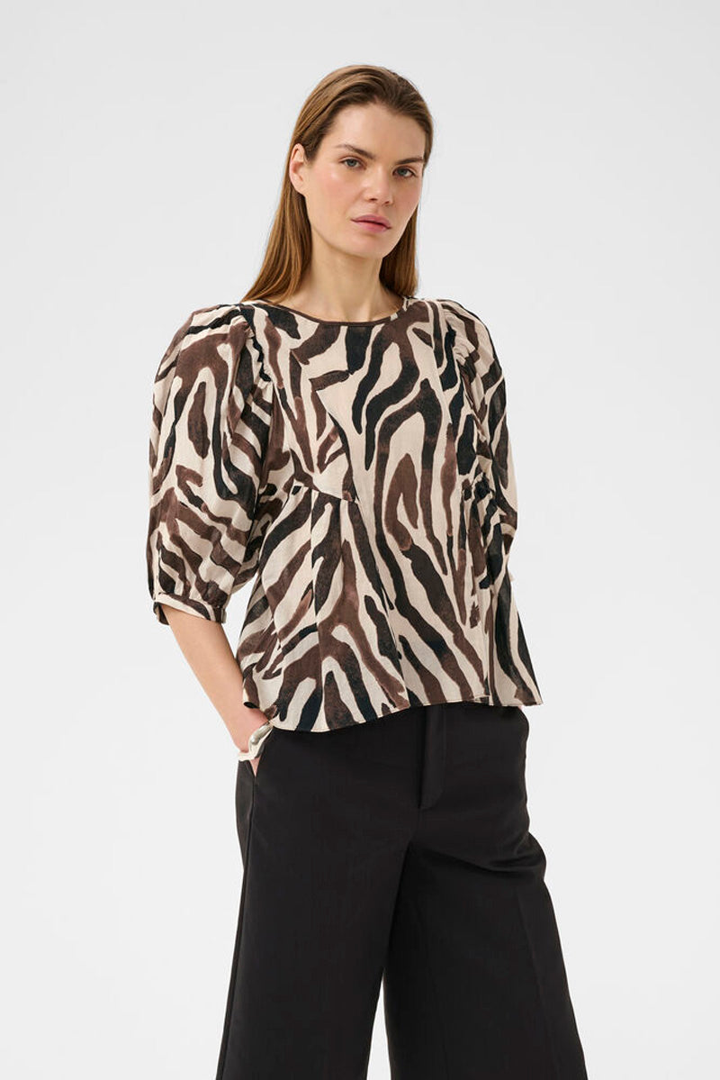InWear ROSALIE IW Blouse Haze Zebra