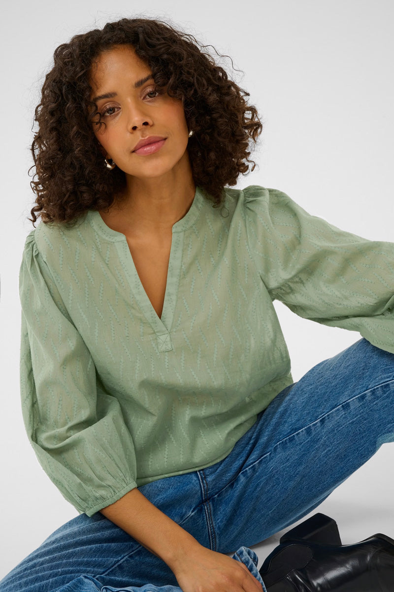 KAFFE KAgabriela Blouse-Sea Spray