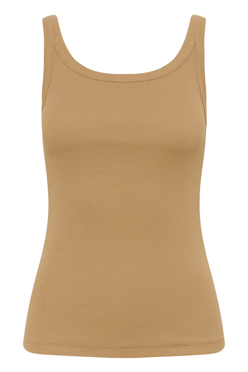 KAFFE KAcarna Tank Top Petrified Oak