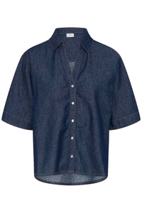 KAFFE KAjade Shirt Dark Blue Chambray