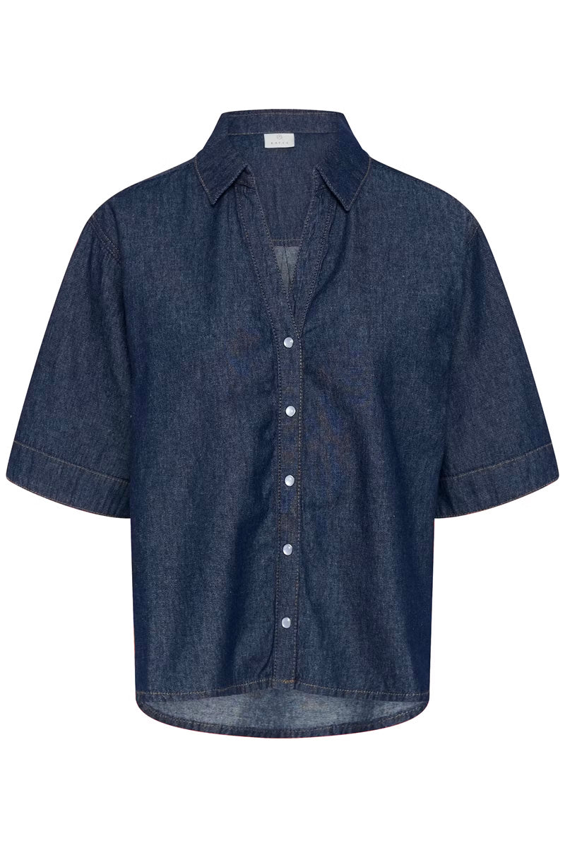 KAFFE KAjade Shirt Dark Blue Chambray