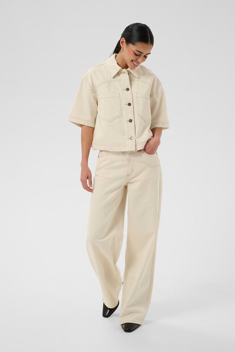 KAFFE KAcatherina Jeans Off White Washed