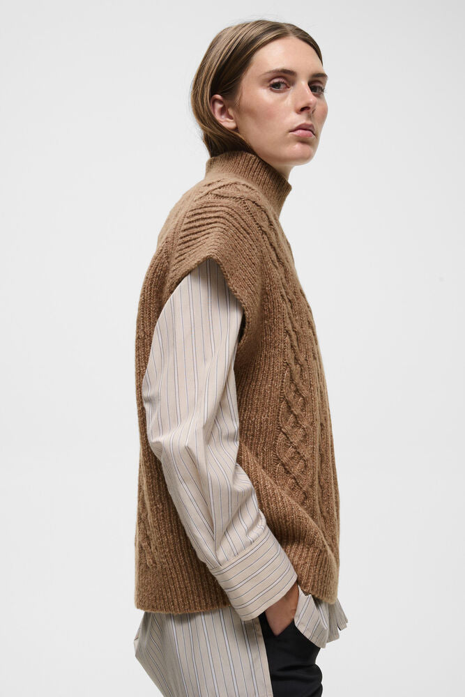 InWear TAIEIW Sleeveless Pullover Tobacco Brown