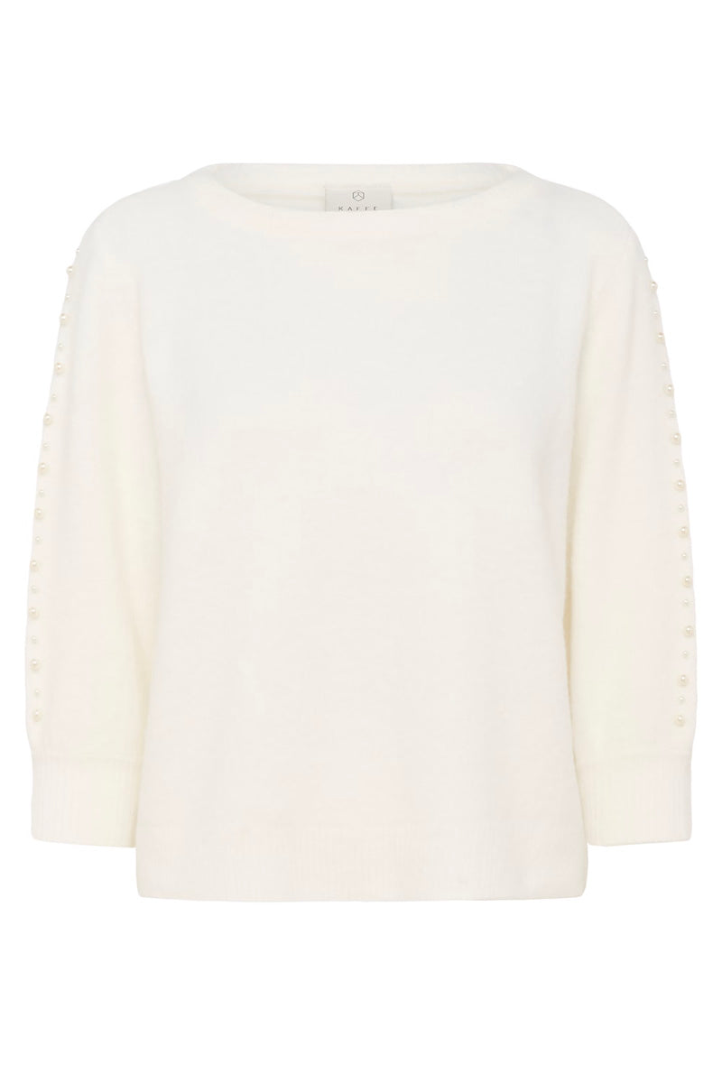 KAFFE KAbetty Pullover Chalk White