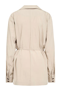 KAFFE KAtrinity Shirt Jacket Feather Gray