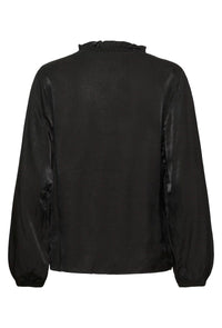 KAFFE KAmille Blouse-Deep Black
