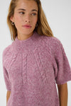 KAFFE KAcuba Turtleneck Pullover Tulipwood Melange