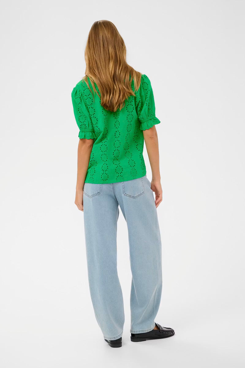 KAFFE KAdona Blouse Bright Green