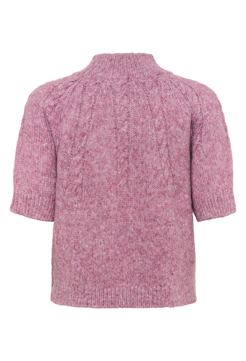 KAFFE KAcuba Turtleneck Pullover Tulipwood Melange