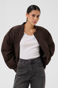 KAFFE KAarlette Bomber Jacket Coffee Bean