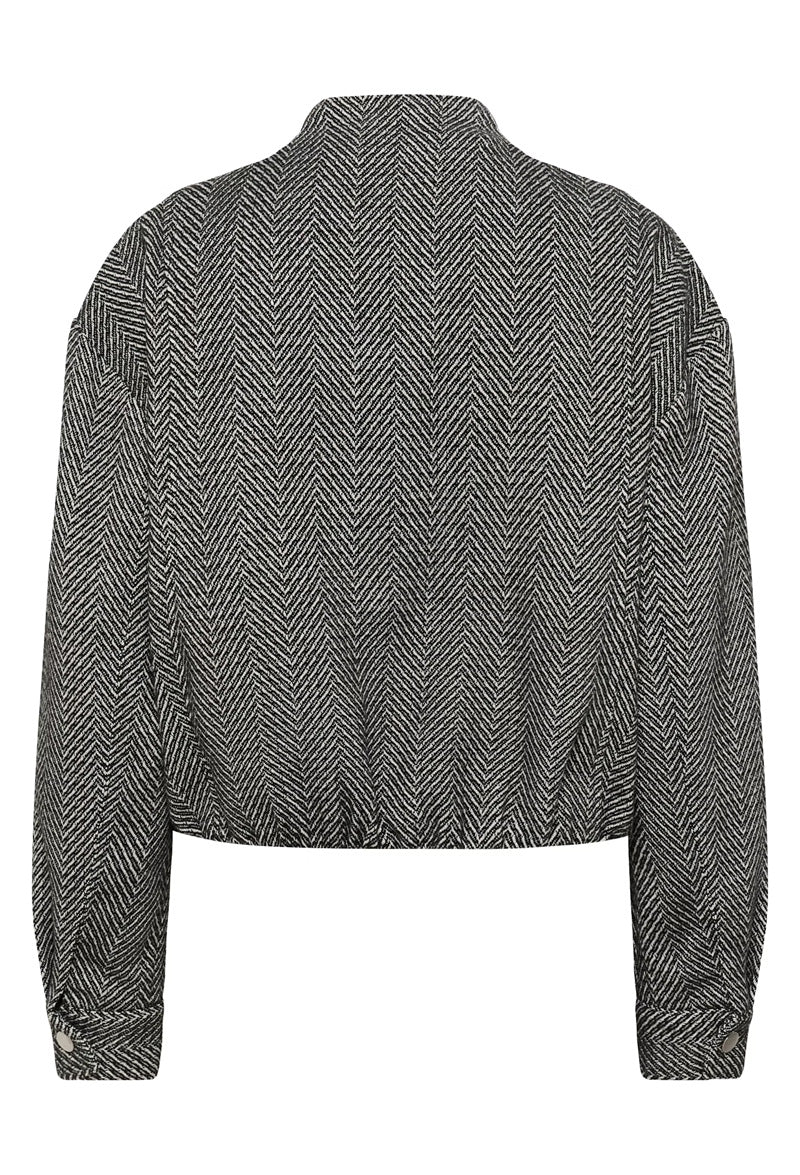 KAFFE KAvalentina Jacket Black/White Tweed