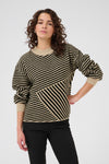 KAFFE KAverana Knit Sweater Stone/Black
