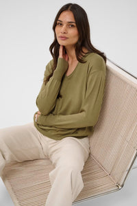 KAFFE KAlizza Mai Pullover-Aloe