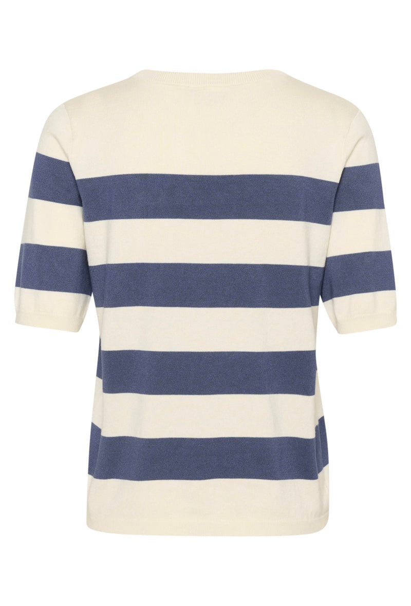 KAFFE KAlizza Pullover Striped Indigo Blue/White
