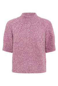 KAFFE KAcuba Turtleneck Pullover Tulipwood Melange