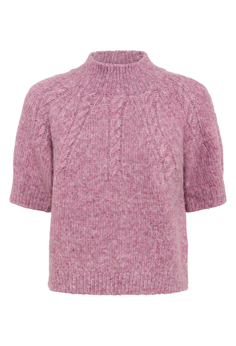 KAFFE KAcuba Turtleneck Pullover Tulipwood Melange