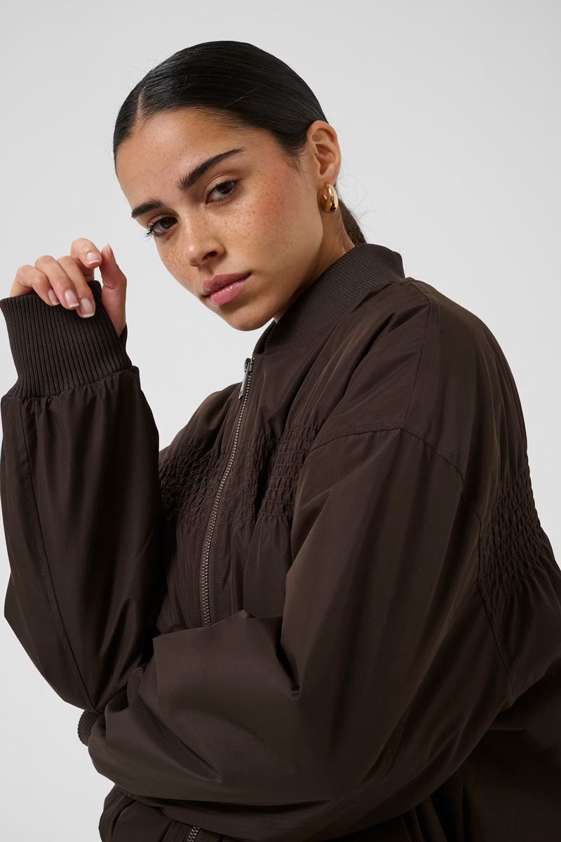 KAFFE KAarlette Bomber Jacket Coffee Bean