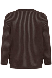 KAFFE KAabalina Knit Pullover Coffee Bean
