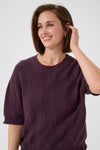 KAFFE KAwhitney Pullover-Fudge