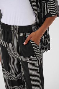 KAFFE KAdonny Trousers-Deep Black