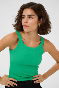 KAFFE KAcarna Tank Top Bright Green