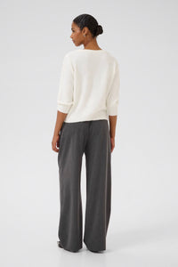 KAFFE KAbetty Pullover Chalk White