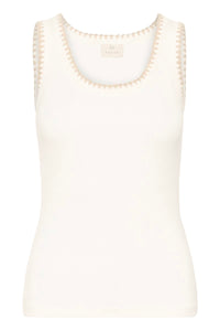 KAFFE KAcarna Tank Top Chalk White