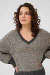 KAFFE KAmelinda Pullover Dark Grey/Feather Grey