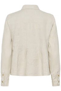 InWear DILANA IW SINIKKA Shirt Ecru Melange/White