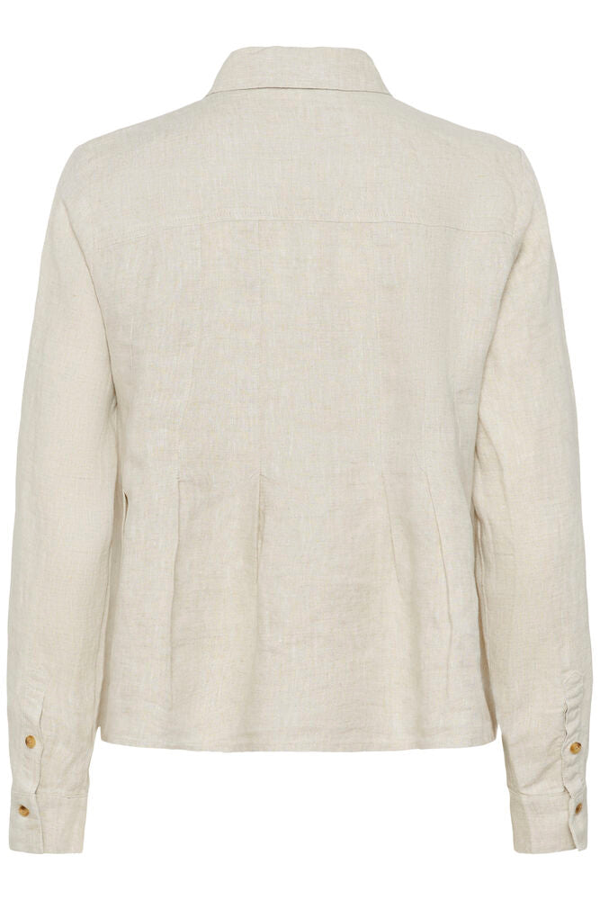 InWear DILANA IW SINIKKA Shirt Ecru Melange/White