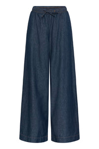 KAFFE KAjade Wide Jeans Dark Blue Chambray