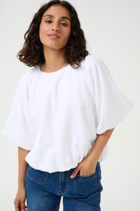 KAFFE KAgabby Blouse Optical White