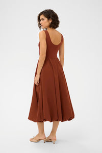 KAFFE KAkirtsen Dress Henna