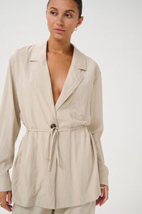KAFFE KAtrinity Shirt Jacket Feather Gray