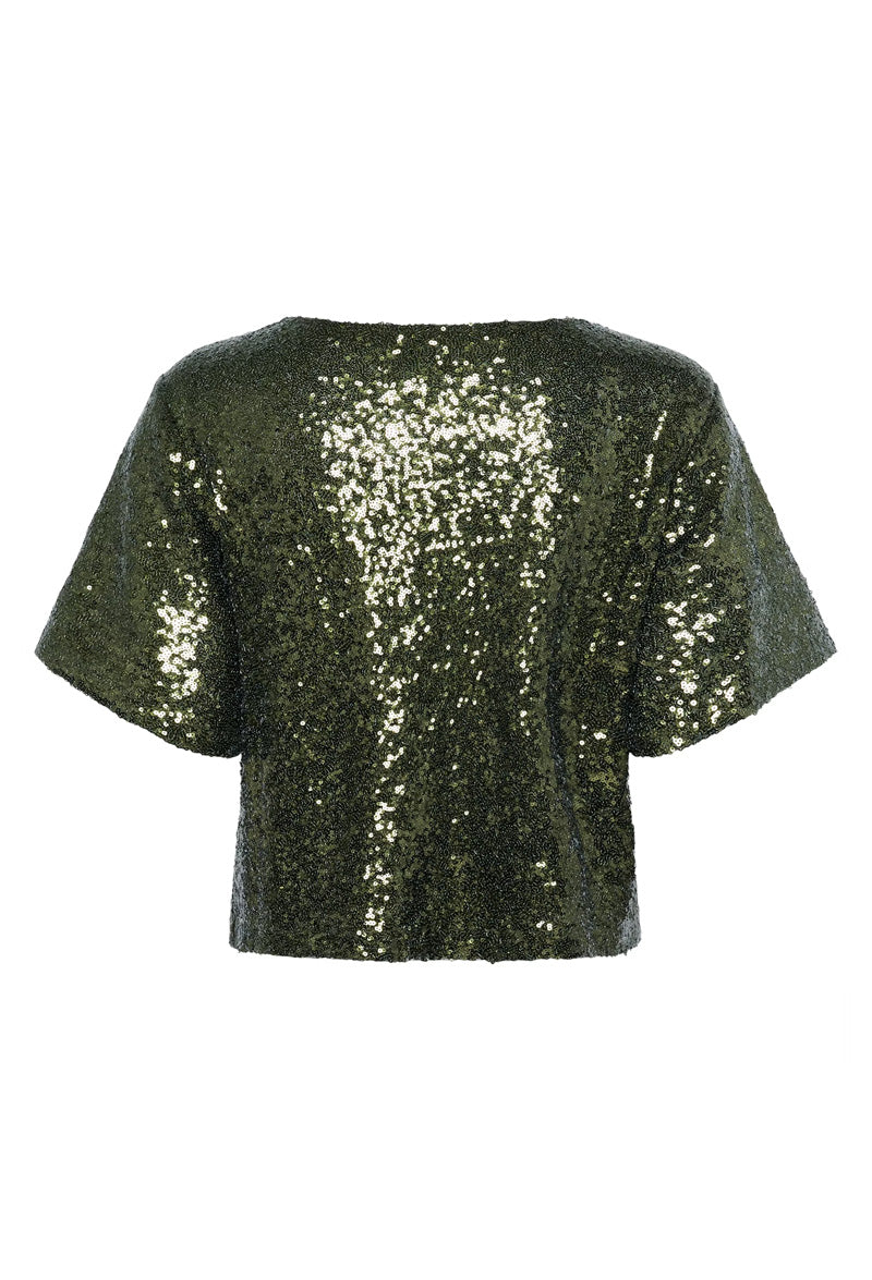 KAFFE KAmiranda Blouse-Ivy Green
