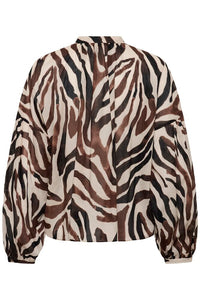 InWear ROSALIE IW Button Blouse Haze Zebrah