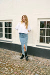 KAFFE KAgabby Blouse Optical White