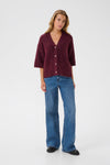 KAFFE KAlabis Cardigan-Windsor Wine
