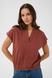 KAFFE KApauline Blouse Henna