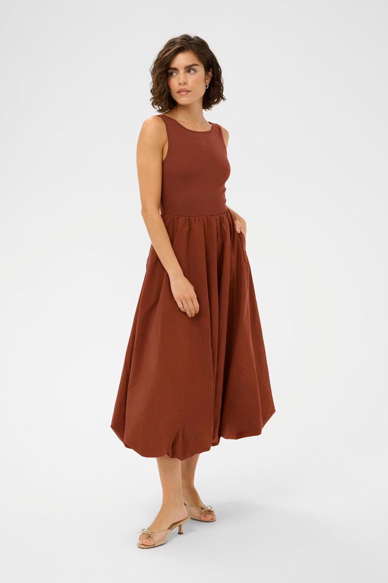 KAFFE KAkirtsen Dress Henna
