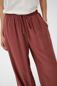 KAFFE KAemily Wide Trousers Henna