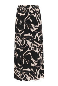 KAFFE KAmartha Maxi Skirt Black/Stone