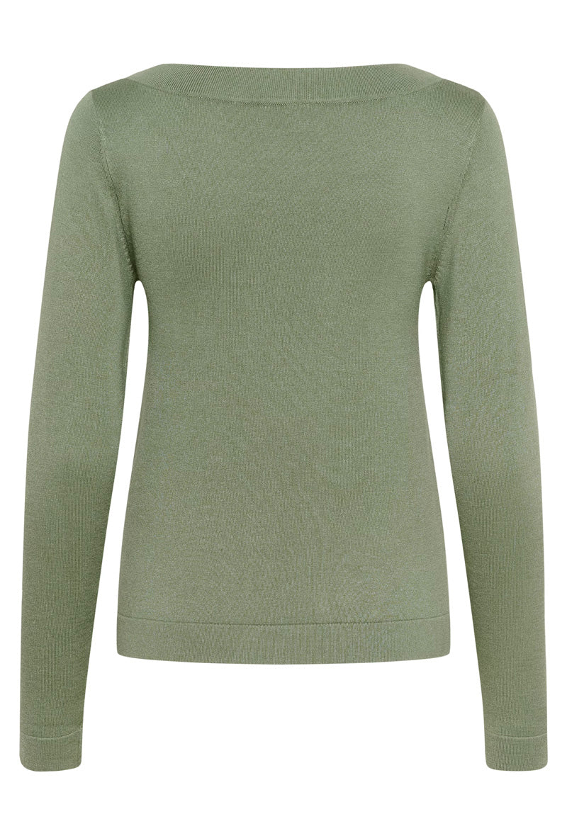 KAFFE KAlizza Boatneck Pullover Sea Spray