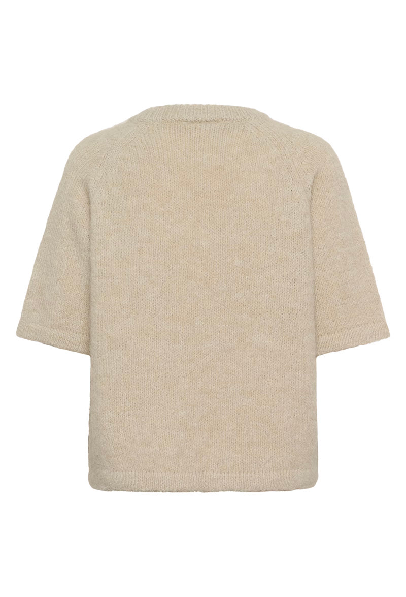 KAFFE KAemilie V-Neck Pullover Feather Gray
