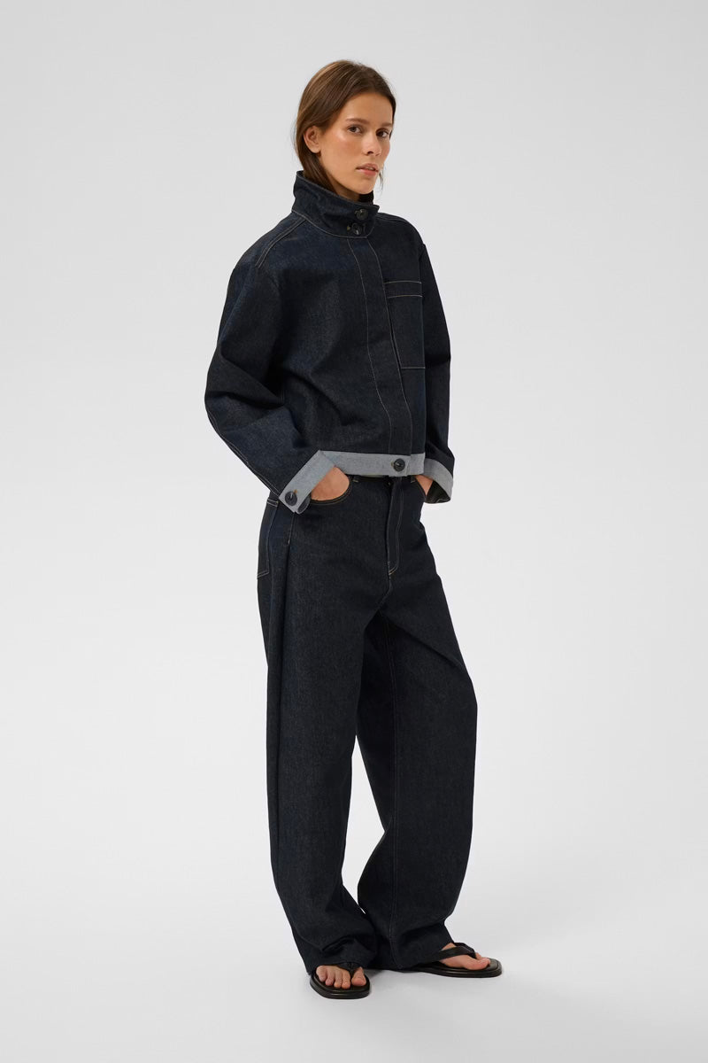 InWear DEIRDRA IW Wide Leg Jeans Dark Denim